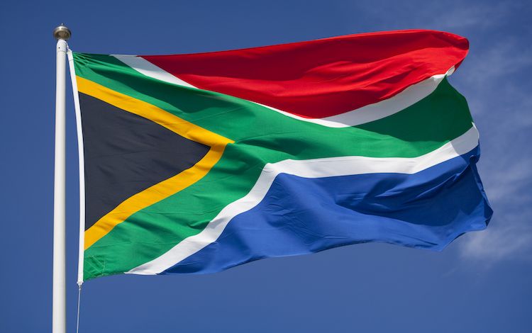 Flagge von Südafrika