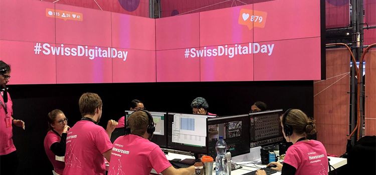 Newsroom am 3. Digitaltag Schweiz