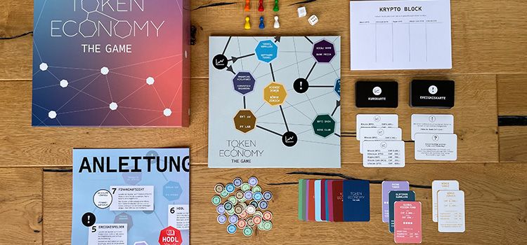 Brettspiel Token Economy mit Zubehör