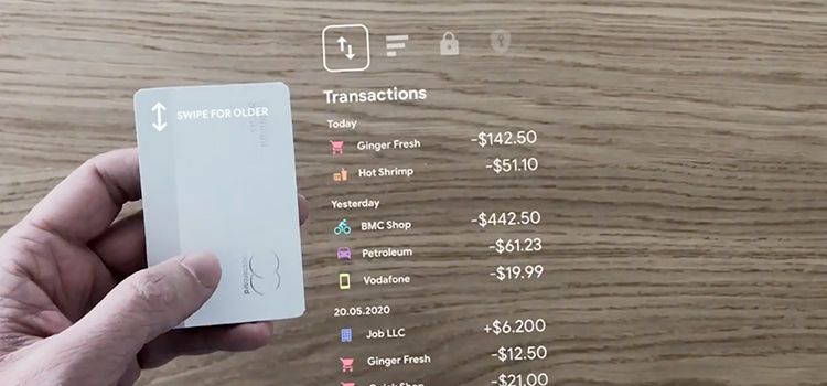 Augmented Credit Card von Volodymyr Kurbatov