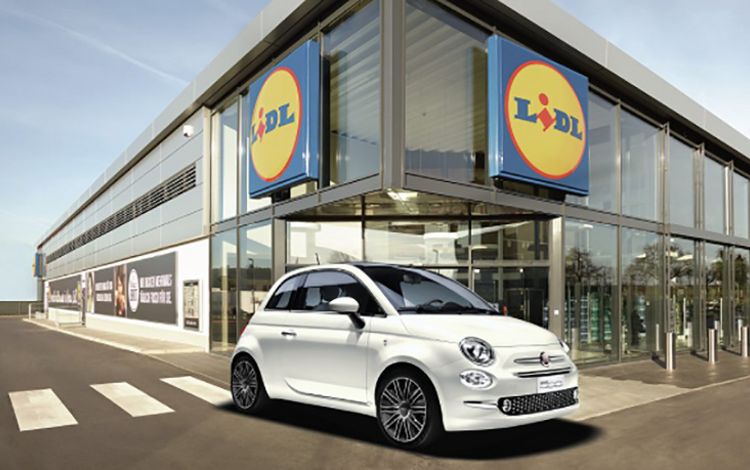 Lidl mit Fiat 500