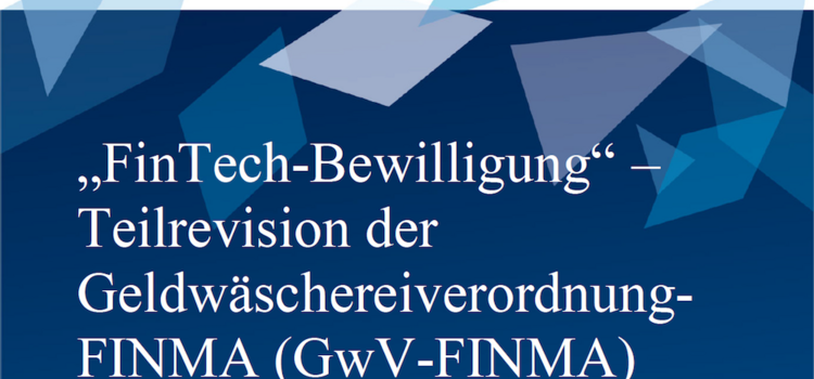 FINMA FinTech-Bewilligung