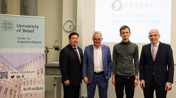 Vitalik Buterin in der Universität Basel