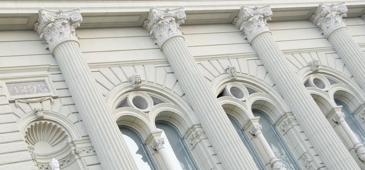 Fassade des Bundeshauses in Bern