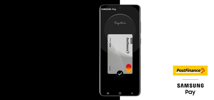 Smartphone mit Samsung Pay