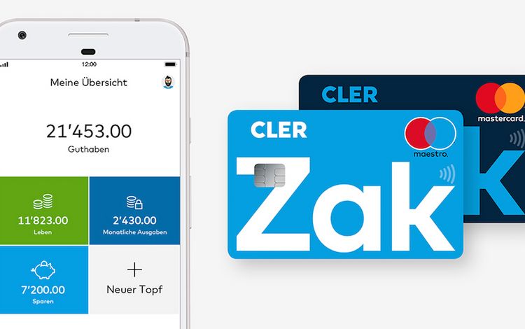 Banking App Zak von Bank Cler