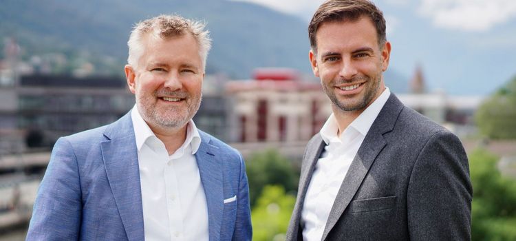 Daniel Rutishauser, Head Blockchain Services bei inacta und David Fuchs, Head of Enterprise Adoption EMEA bei Tezos