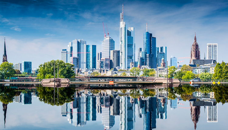 Bankenviertel in Frankfurt