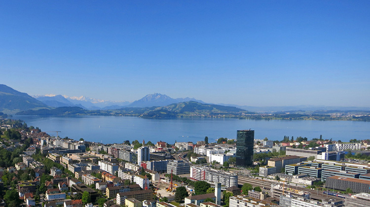 Blick auf das Crypto Valley in Zug