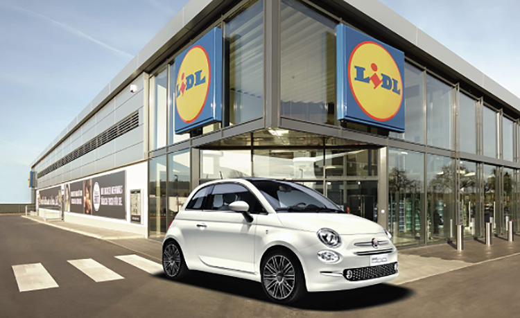 Lidl mit Fiat 500