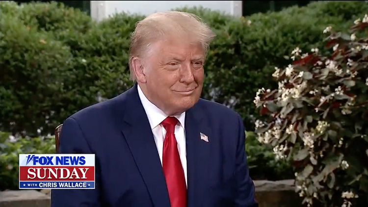 US-Präsident Donald Trump im Interview mit Fox News