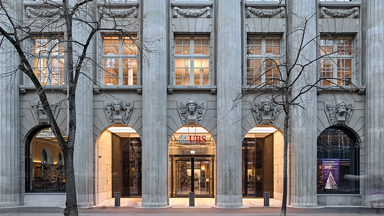 Hauptsitz der UBS in Zürich